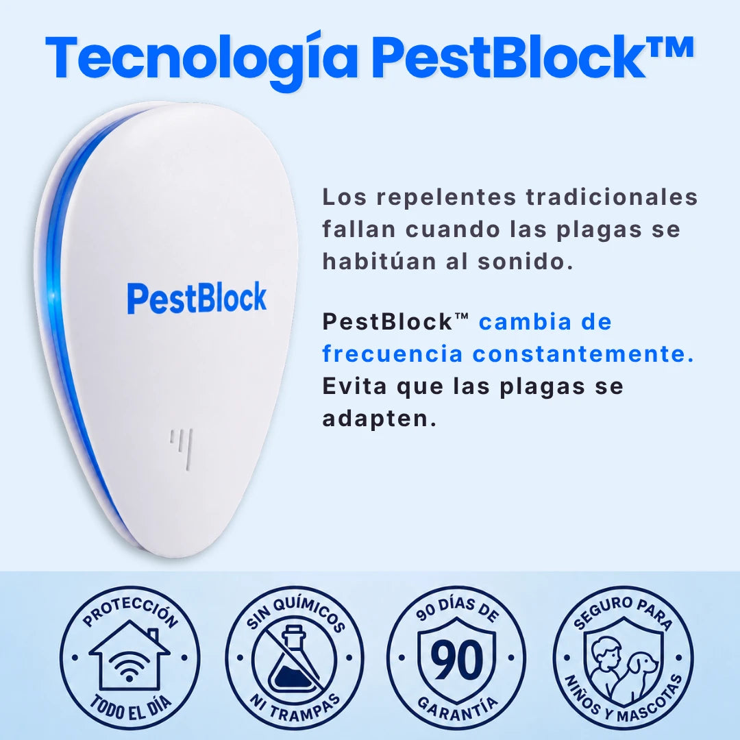 PestBlock™ Repelente de Plagas 2026 - Tecnología Adaptativa