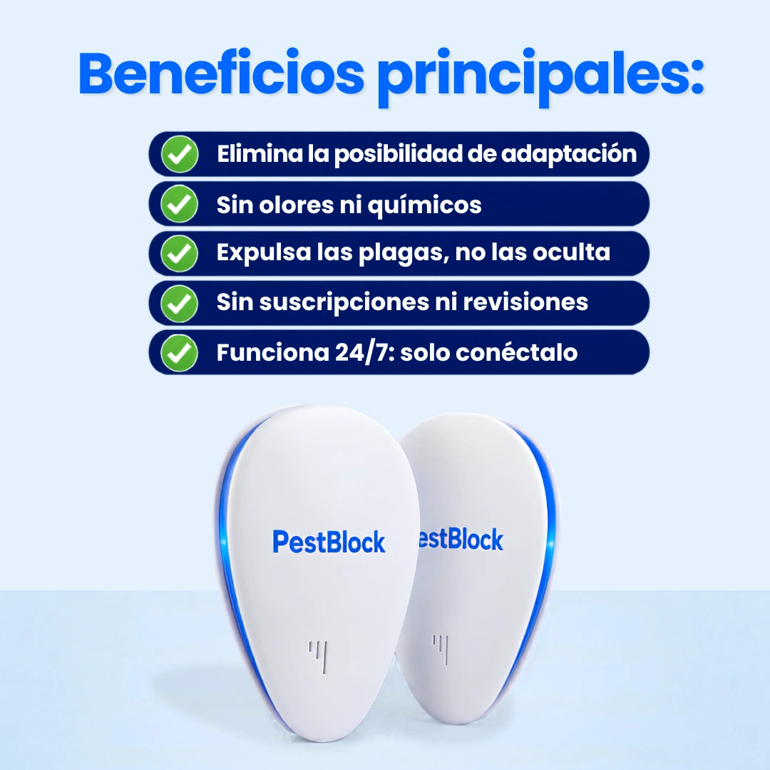 PestBlock™ Repelente de Plagas 2026 - Tecnología Adaptativa