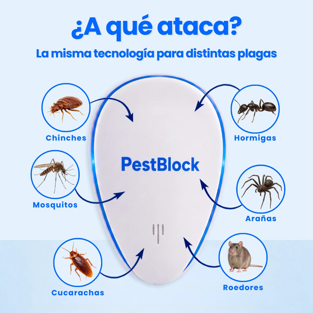 PestBlock™ Repelente de Plagas 2026 - Tecnología Adaptativa